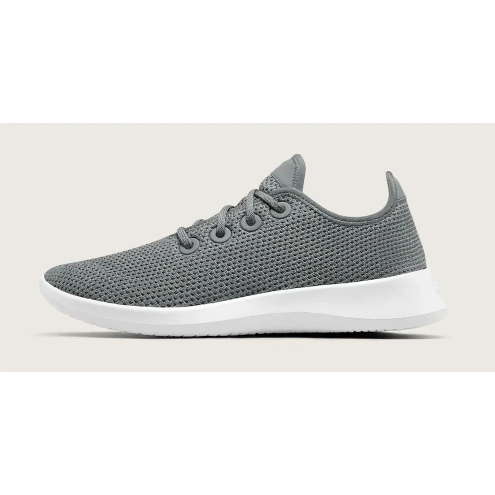 Allbirds Men's Tree Runner Gray Mist Shoes Everyday Sneakers Size 8 Washable